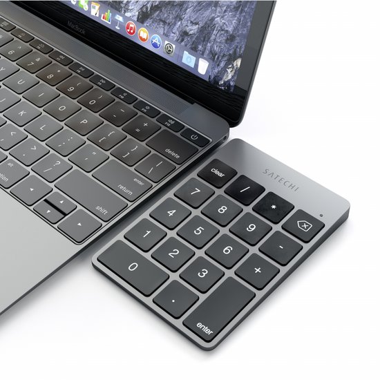 Satechi Slim Wireless KeyPad toetsenbord Gray