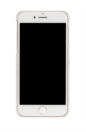 Richmond Finch Marble Glossy iPhone SE 2022 / 2020 / 8 / 7 hoesje Wit Rose