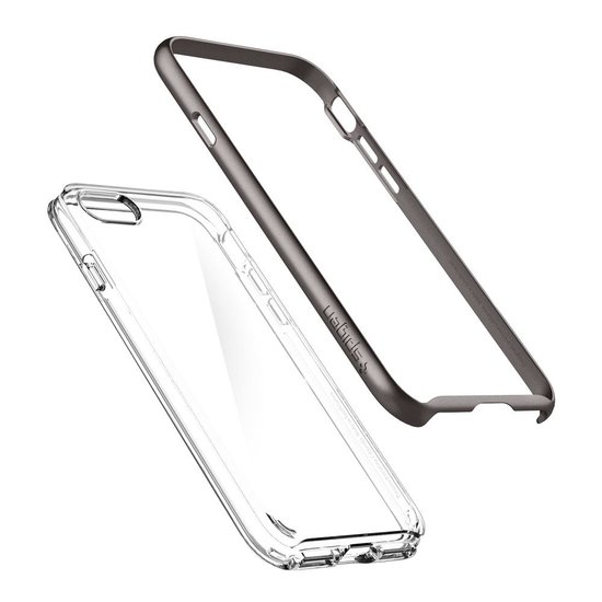 Spigen Neo Hybrid Crystal 2 iPhone 8 hoesje Grijs
