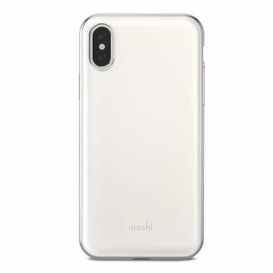 Moshi iGlaze iPhone X hoesje Wit
