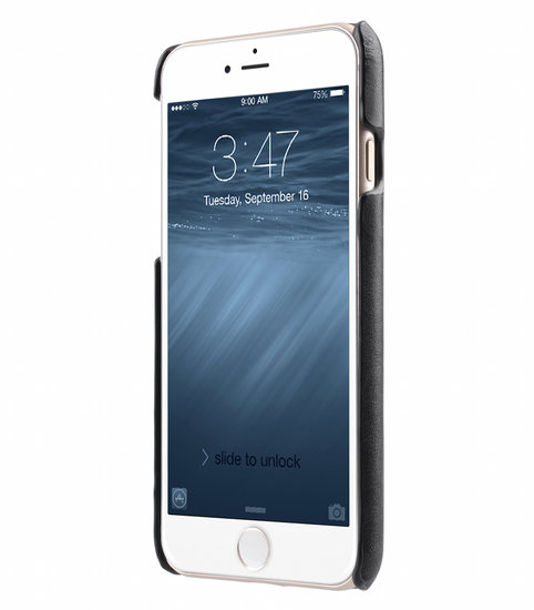 Melkco Backcover iPhone SE 2022 / 2020 / 8&nbsp;hoesje Zwart