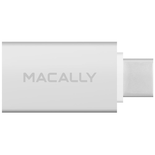 MacAlly USB-C naar USB adapter Zilver