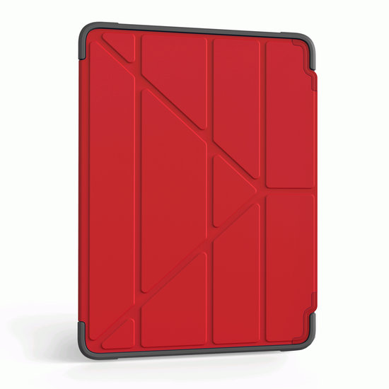 Pipetto Rugged Origami iPad 2018 / 2017 hoesje Rood