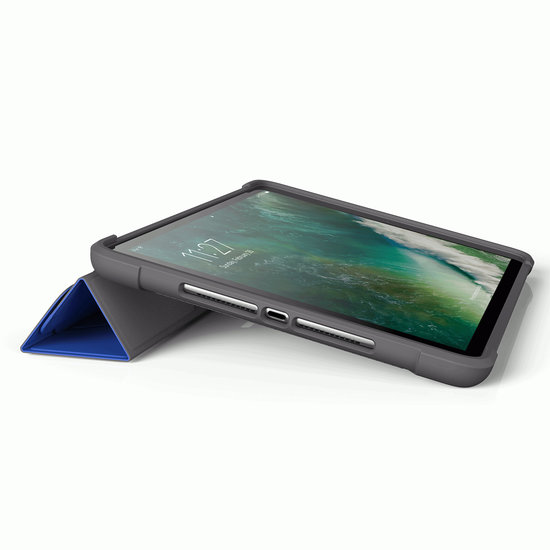 Pipetto Rugged Origami iPad 2018 / 2017 hoesje Blauw