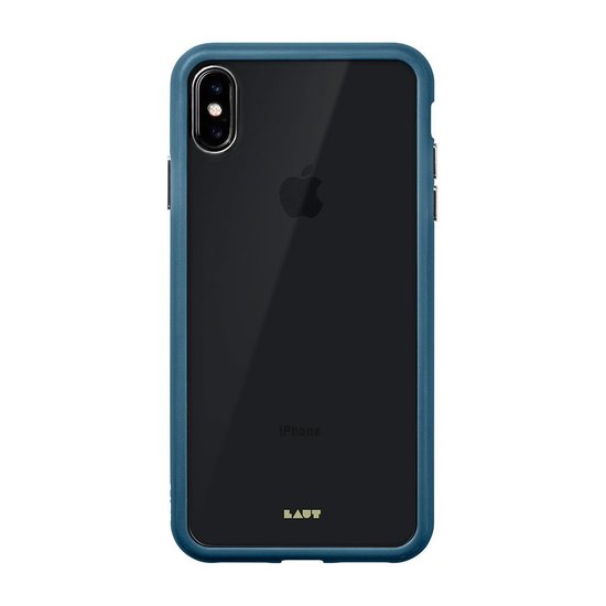 LAUT Accents Glass iPhone Xs Max hoesje Blauw