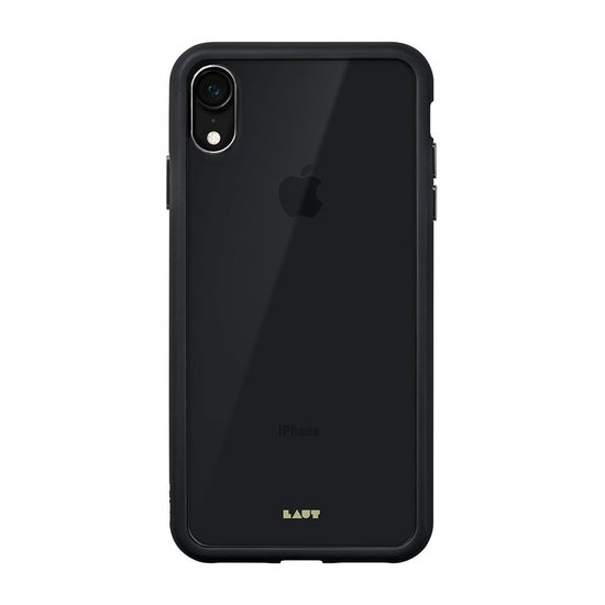 LAUT Accents Glass iPhone XR hoesje Zwart