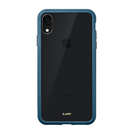 LAUT Accents Glass iPhone XR hoesje Blauw