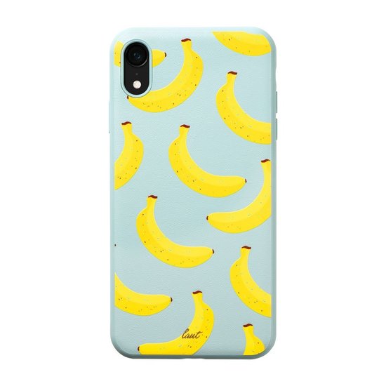 LAUT Tutti Frutti iPhone XR hoesje Banaan