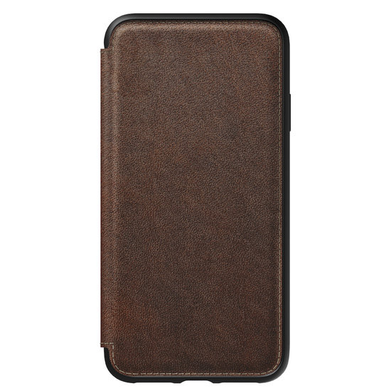 Nomad Leather Folio iPhone XS Max hoesje Bruin