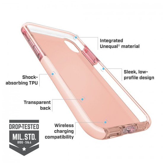 BodyGuardz Ace Pro iPhone XR hoesje Roze