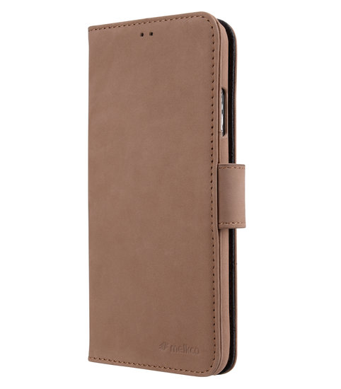 Melkco WalletBook iPhone XS Max hoesje Bruin