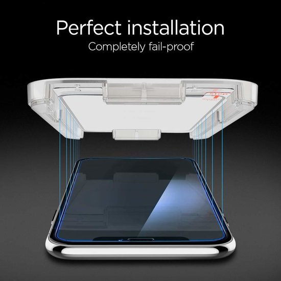 Spigen GlastR EZ Fit iPhone XR Glass screenprotector