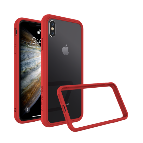 RhinoShield CrashGuard NX iPhone XS bumper hoesje Rood