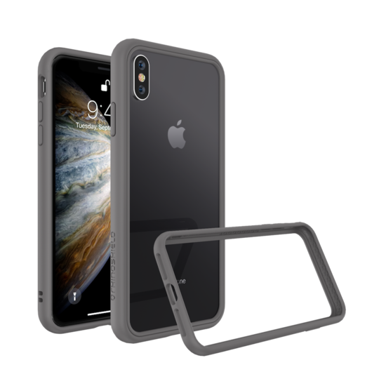 RhinoShield CrashGuard NX iPhone XS bumper hoesje Grijs