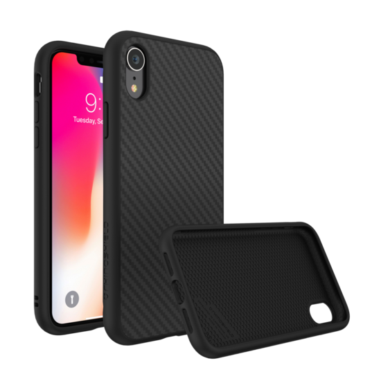 RhinoShield SolidSuit iPhone XR hoesje Carbon Zwart