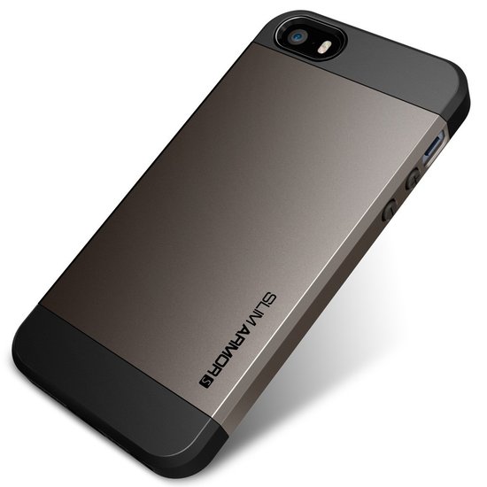 Spigen Slim Armor S iPhone 5S/SE case Gun Metal