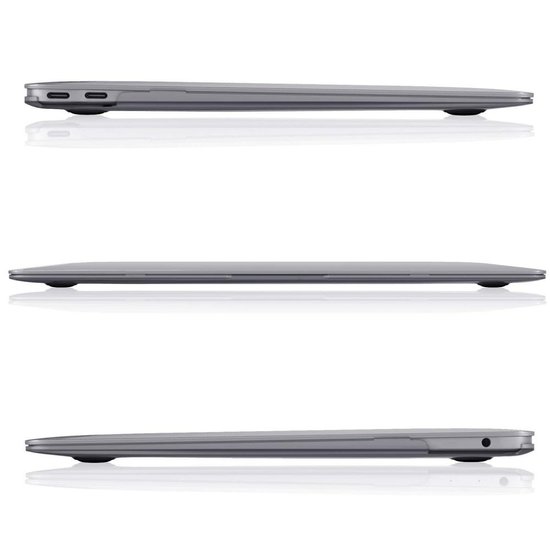 TechProtection Hardshell MacBook Air 13 inch 2018 Transparant