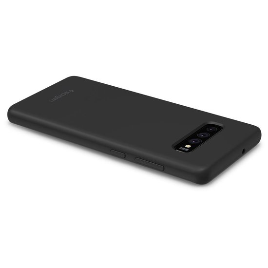 Spigen Silicone Fit Galaxy S10 Plus&nbsp;hoesje Zwart