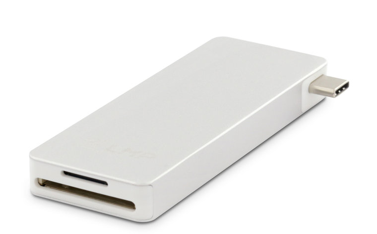 LMP aluminium USB-C basic hub 6 poort Zilver