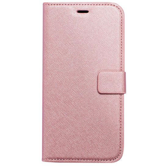 Mobiparts Saffiano Wallet iPhone XR hoesje Roze