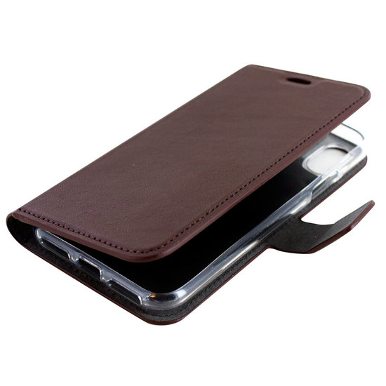 Mobiparts Classic Wallet iPhone XS / X hoesje Bruin