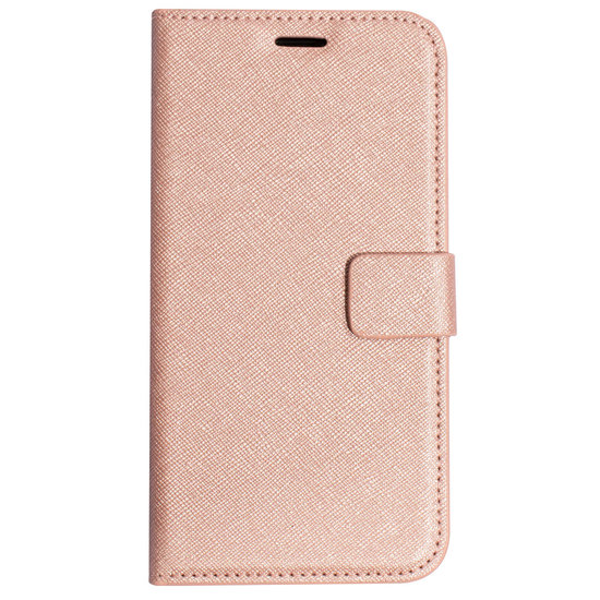 Mobiparts Saffiano Wallet iPhone XS / X hoesje Rose