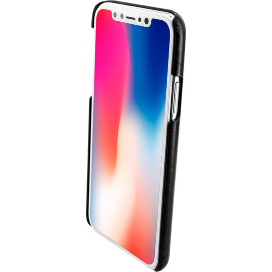 Mobiparts Excellent backcover iPhone XS / X hoesje Zwart