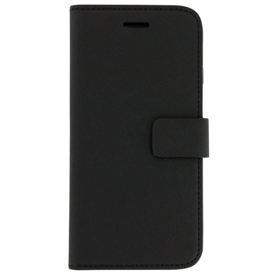 Mobiparts Saffiano Wallet iPhone 8 / 7 hoesje Zwart