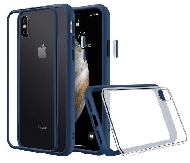 RhinoShield Mod NX iPhone XS hoesje Blauw