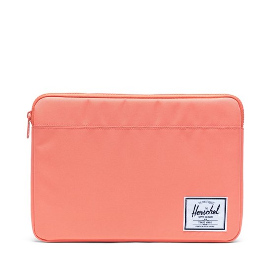 Herschel Anchor MacBook 13 inch USB-C sleeve Salmon