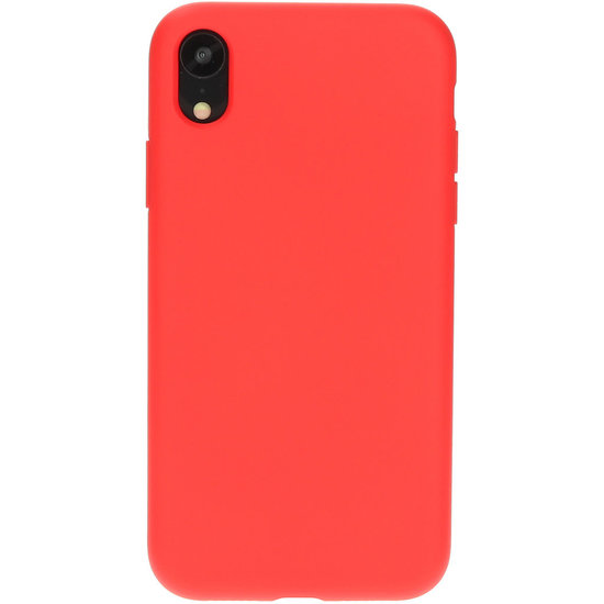 Mobiparts Silicone iPhone XR hoesje Rood