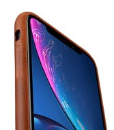 Melkco Leather backcover iPhone XR hoesje Bruin