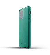 Mujjo Leather case iPhone 11 Pro hoesje Groen