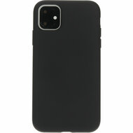 Mobiparts Silicone iPhone 11 hoesje Zwart