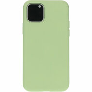 Mobiparts Silicone iPhone 11 Pro hoesje Groen