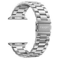 Spigen Modern Fit RVS Apple Watch 44 mm bandje Zilver