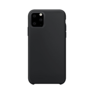 Xqisit Silicone iPhone 11 Pro hoesje Zwart