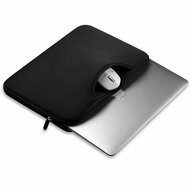 TechProtection Travel MacBook Pro 16 inch sleeve Zwart