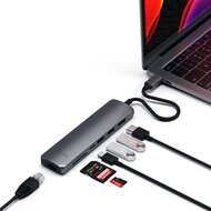 Satechi Multi Port USB-C hub V3 Ethernet en HDMI Grijs