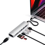 Satechi Multi Port USB-C hub V3 Ethernet en HDMI Zilver