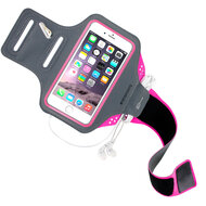 Mobiparts Comfort iPhone SE 2020 sportband Neon Roze