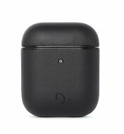 Decoded Leather AirPods hoesje Zwart