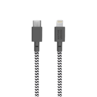 Native Union Belt XL USB-C naar Lightning kabel Zebra