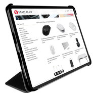 Macally BookStand iPad Pro 12,9 inch 2020 hoesje Zwart