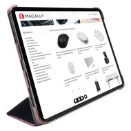 Macally BookStand iPad Pro 12,9 inch 2020 hoesje Rose