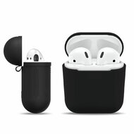 TechProtection AirPods hoesje + AirPods strap Wit