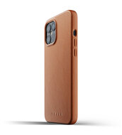 Mujjo Leather case iPhone 12 Pro Max hoesje Tan