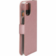 Mobiparts Saffiano Wallet iPhone 12 mini hoesje Rose