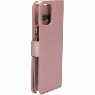 Mobiparts Saffiano Wallet iPhone 12 Pro / iPhone&nbsp;12 hoesje Rose