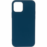 Mobiparts Silicone iPhone 12 Pro Max hoesje Blauw